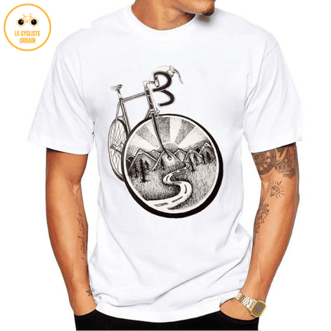 tee shirt vélo vintage